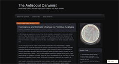 Desktop Screenshot of antisocialdarwinist.com